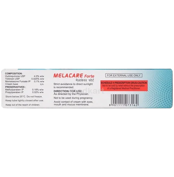 melacare forte cream 25 gm